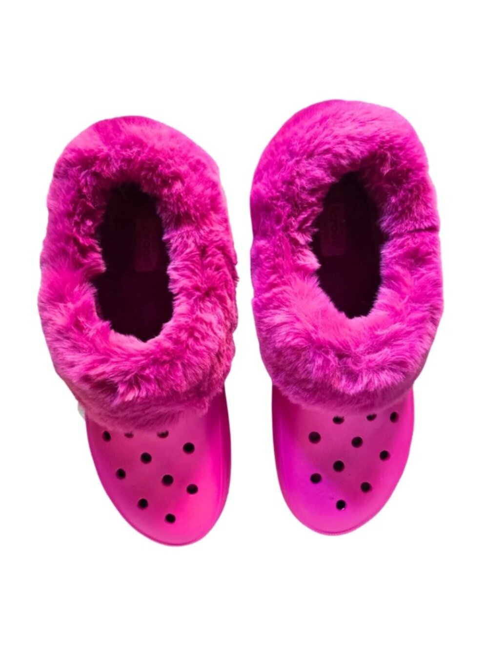 Crocs Classic Mammoth Clog Candy Pink Rose Bonbon Furever Mens 13 Shoes